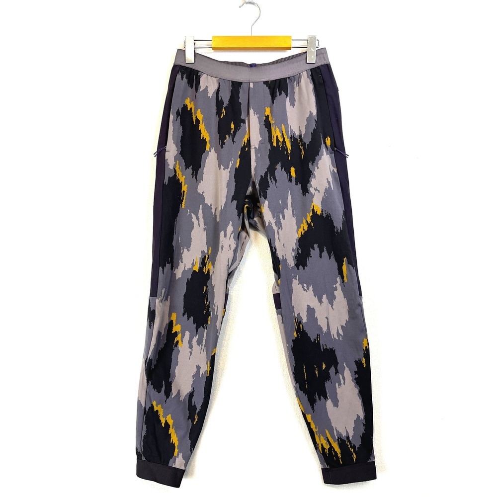 RARE‎ Robert Geller Lululemon Jogger Pants Abstract Camo Print Size 6 Women